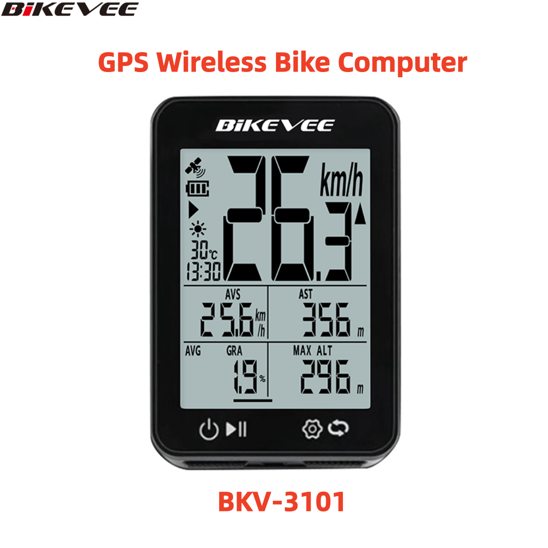 Cycling Gear Rack - New Wireless Bike Computer USB-C Rechargeable