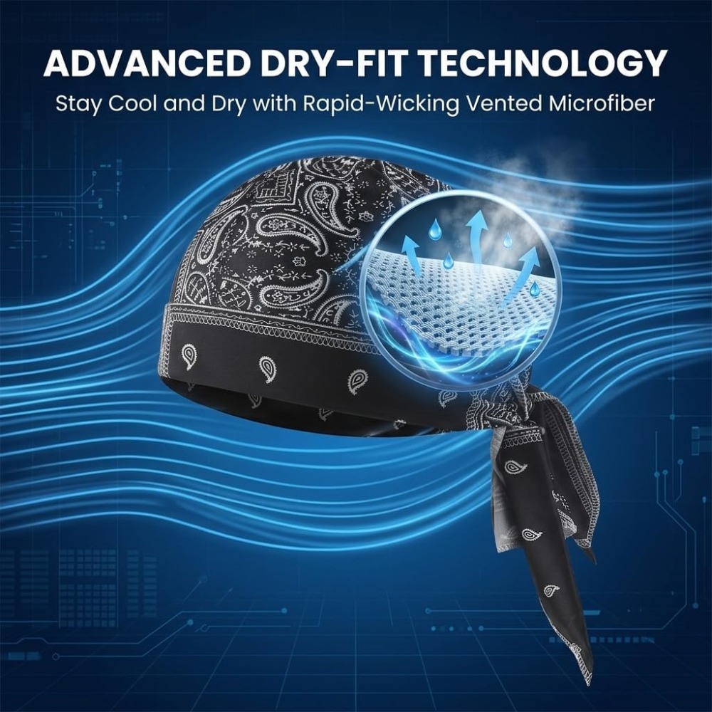 1-5pcs Cooling Skull Cap Helme - Cycling Gear And Accessories review and price