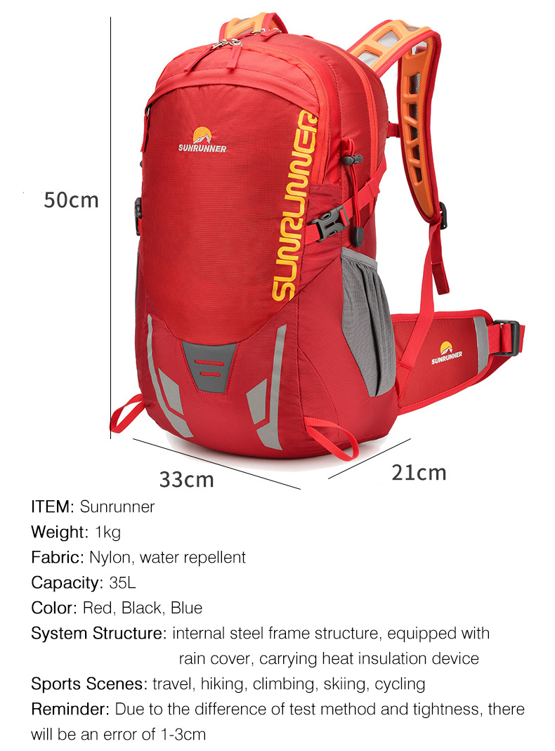 35L Hiking Backpack Bag Large  - Cycling Gear Bag review and price