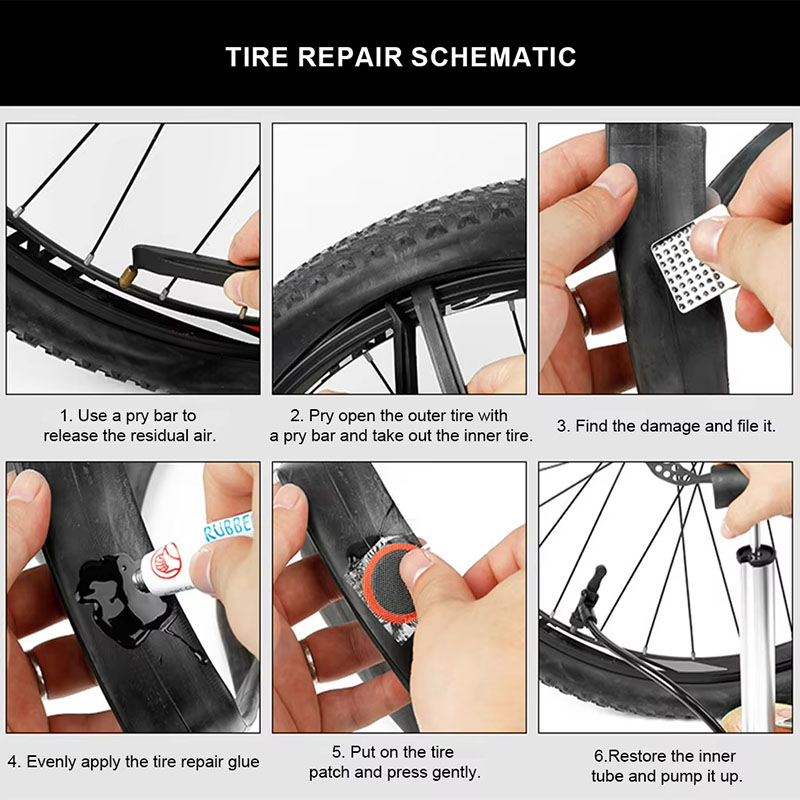 39pcs Bike Tire Repair Kit - B - Bike Tube Repair Kit review and price