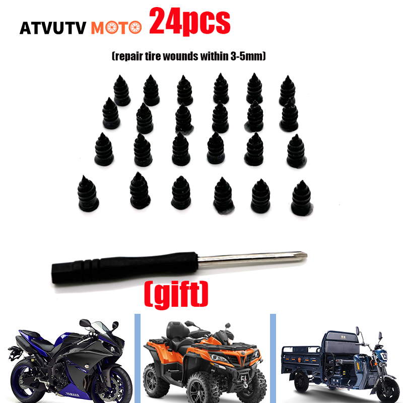 12PCS 24PCS Motorcycle Vacuum  - Bike Tube Repair Kit review and price