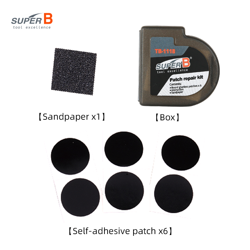 Super B TB-1118 6pcs Bicycle R - Bike Tube Repair Kit review and price
