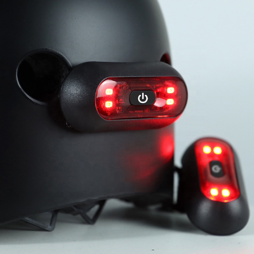 4 Lamp Beads Bicycle Helmet Le - Cycling Gear And Accessories review and price