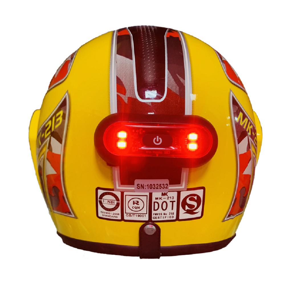 4 Lamp Beads Bicycle Helmet Le - Cycling Gear And Accessories review and price