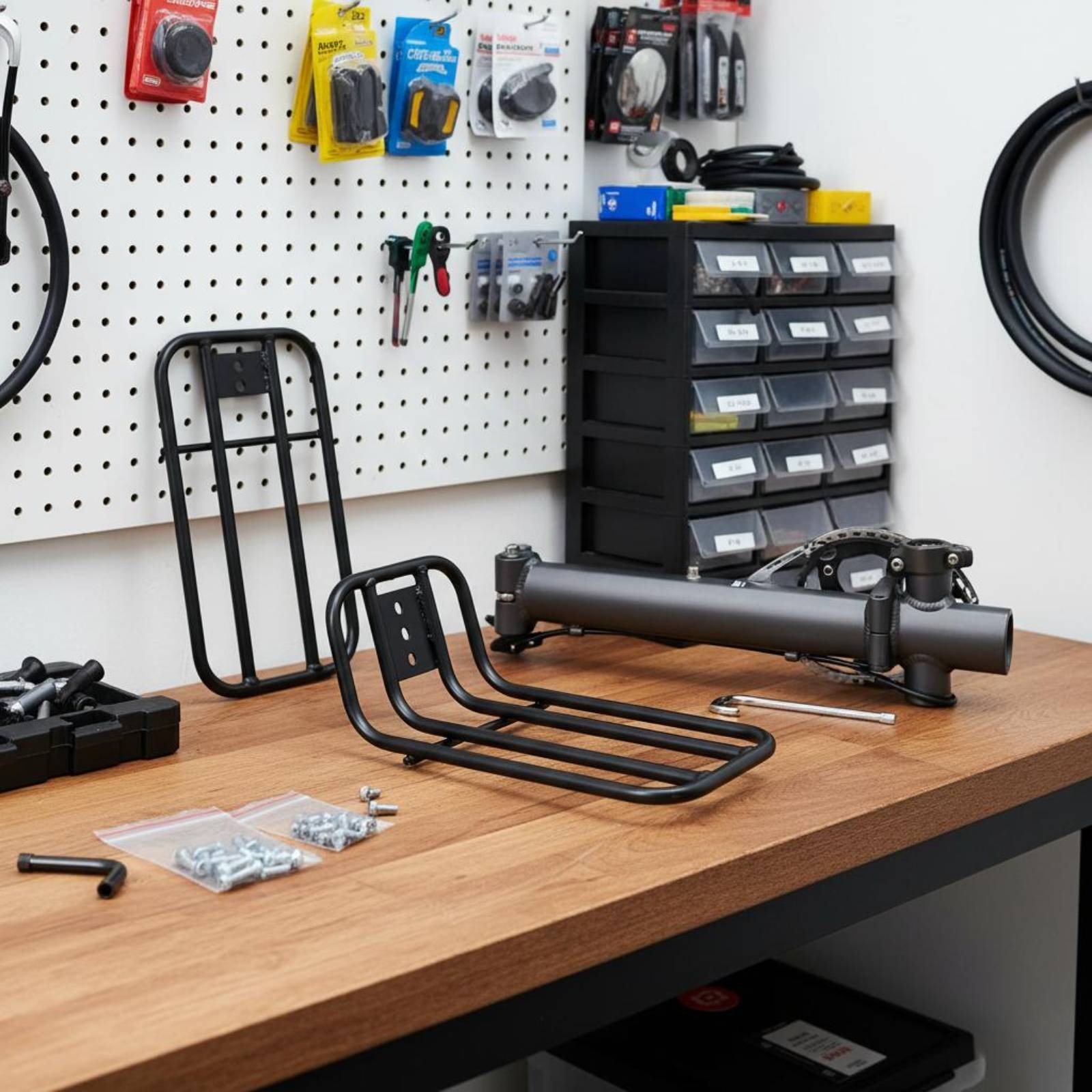Folding Bike Front Luggage Rac - Bike Cargo Rack review and price
