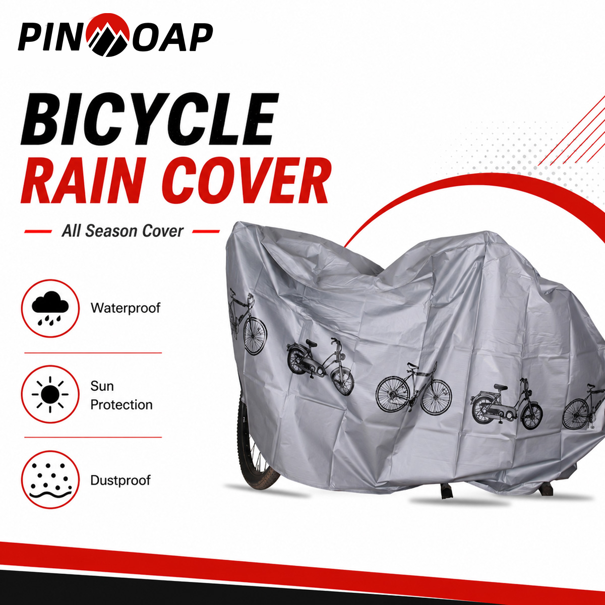 PINMOAP Universal Bicycle Rain - Cycling Gear Bag review and price