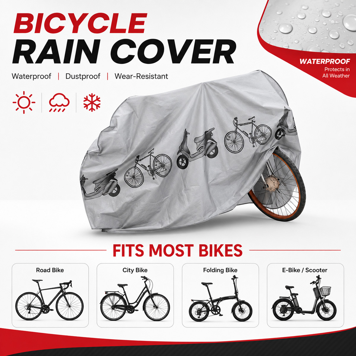 PINMOAP Universal Bicycle Rain - Cycling Gear Bag review and price