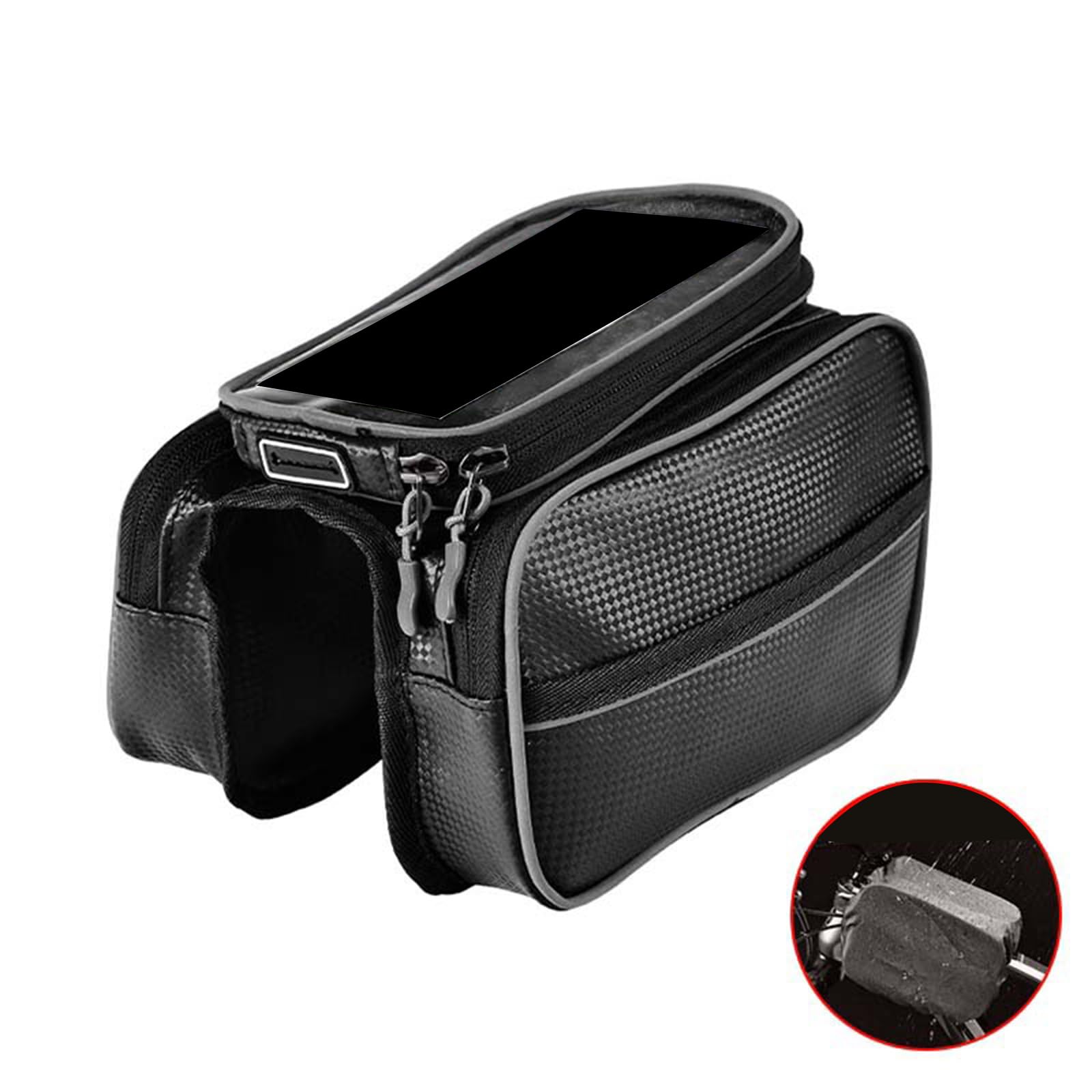 Cycling Front Frame Tube Bag f - Cycling Gear Essentials review and price