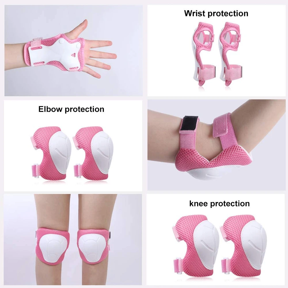 GOMOREON 6Pcs/Set Kids Knee Pa - Cycling Protective Gear For Kids review and price