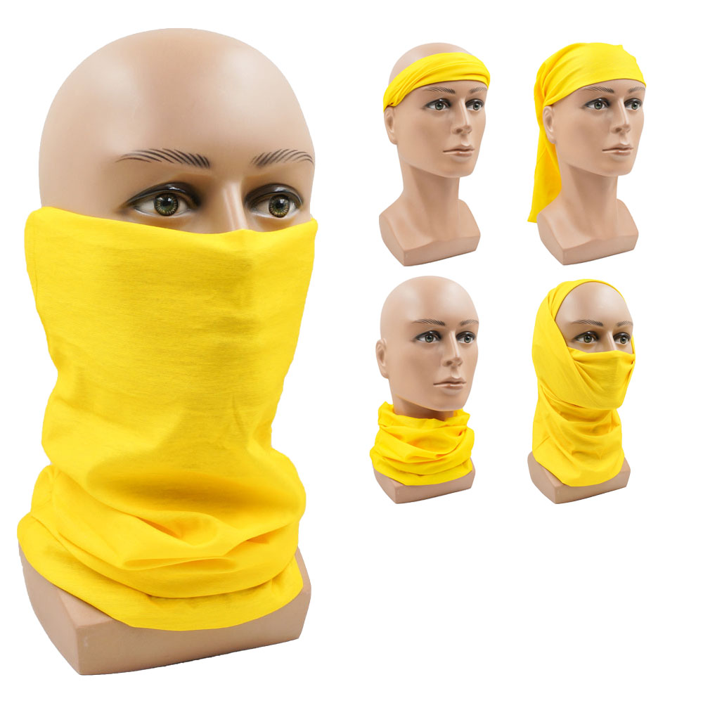 Yellow Multifunction Cycling N - Cycling Face Mask review and price