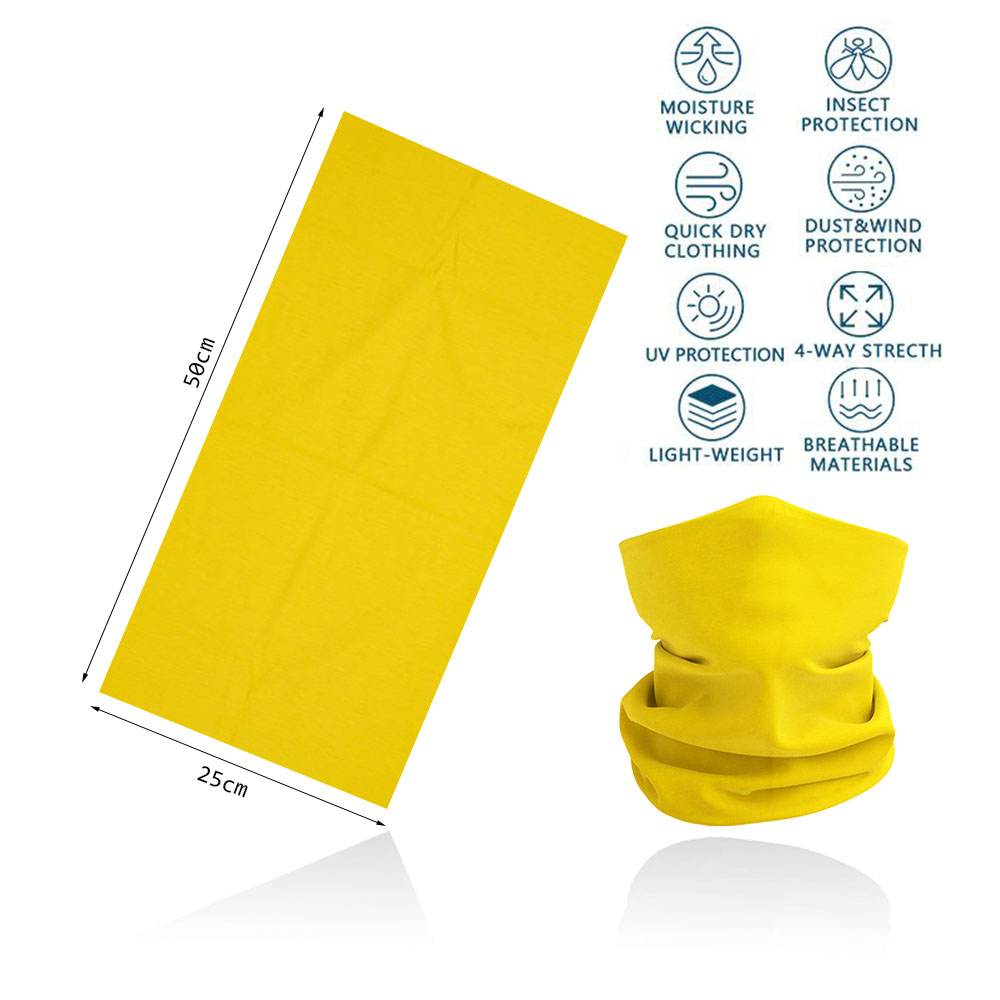Yellow Multifunction Cycling N - Cycling Face Mask review and price