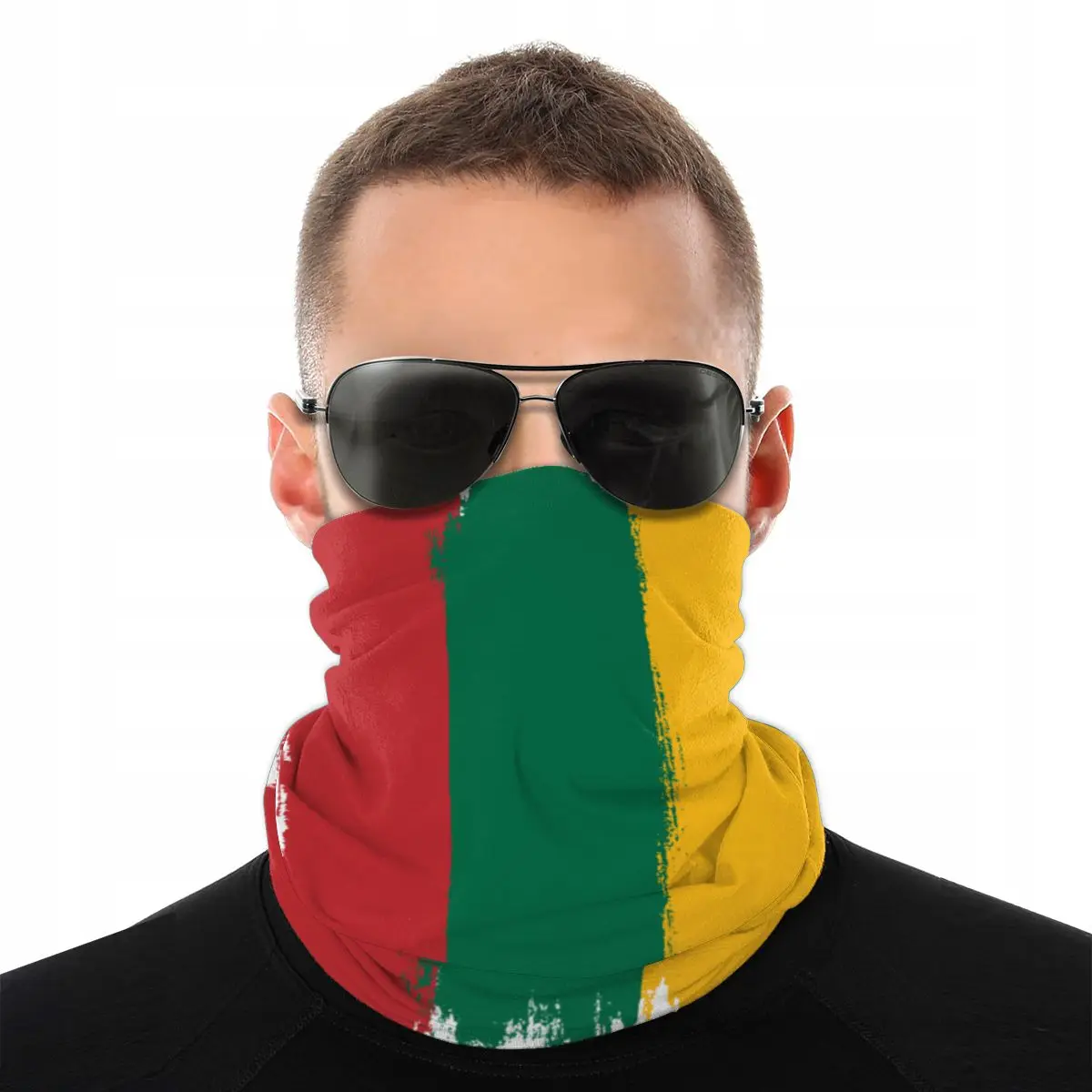 New Lithuania Flag Scarves Nec - Cycling Face Mask review and price